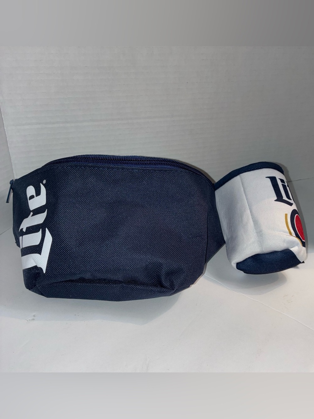 Miller Lite Navy Blue Men's Belt Bag